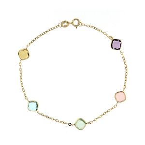 Pulseira em ouro amarelo...