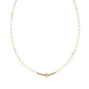 Gargantilha fina com elos...